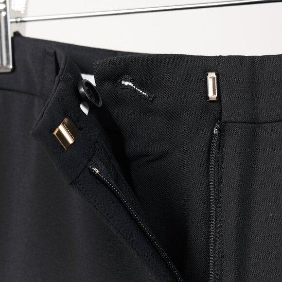 Burberry Black Stretch-Wool Straight-Leg Trousers - Picture 8 of 13
